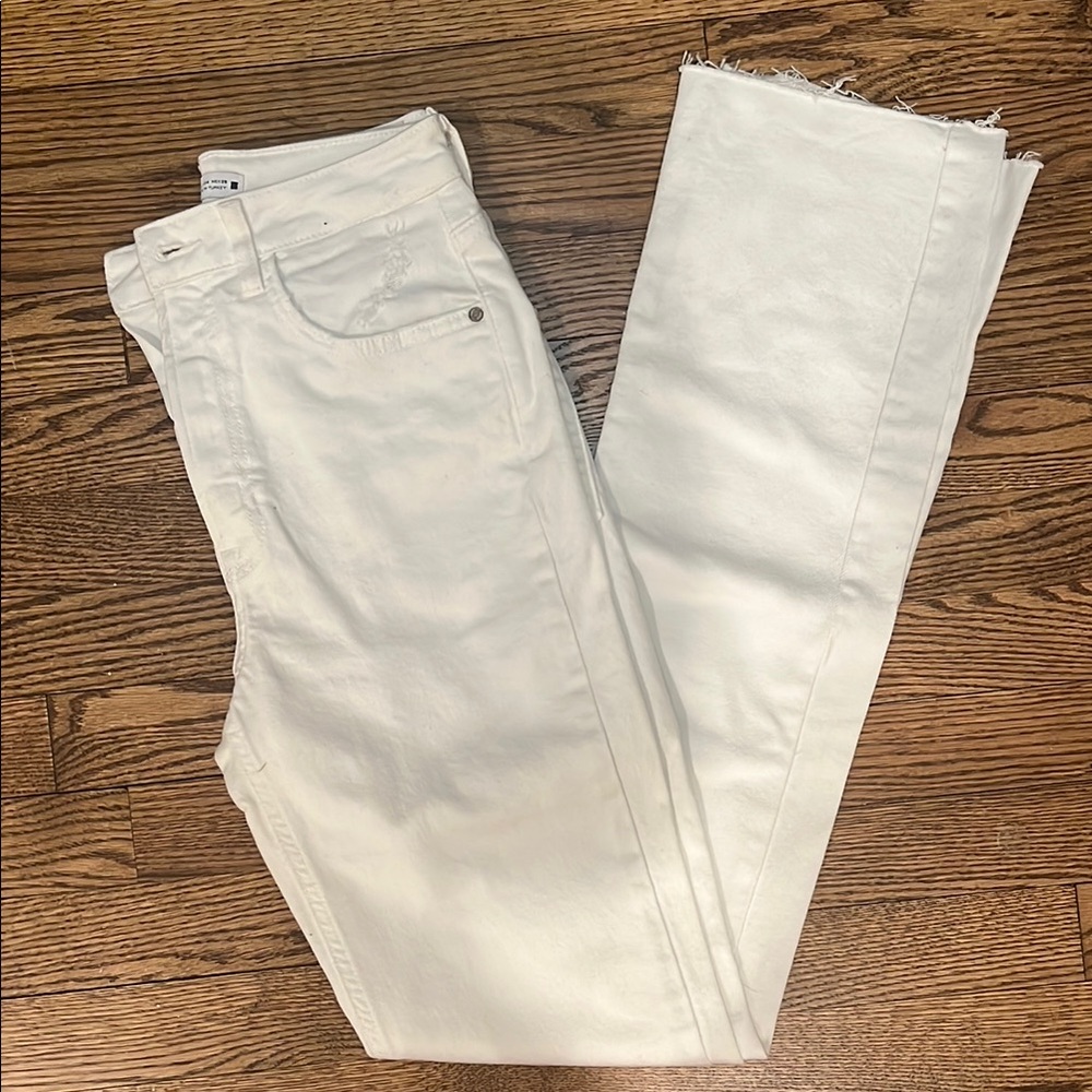 Women's Zara White Jeans